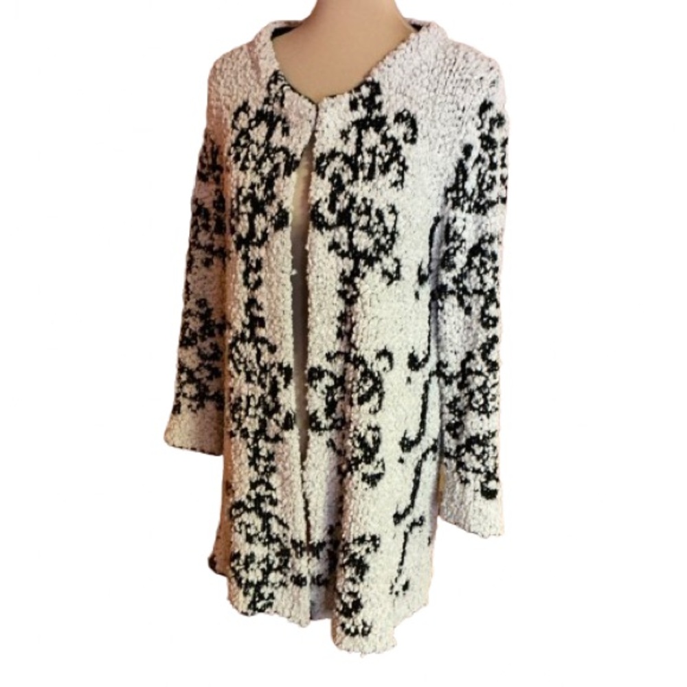 Anthropologie Solitaire by Ravi Khosla Fuzzy Cardigan